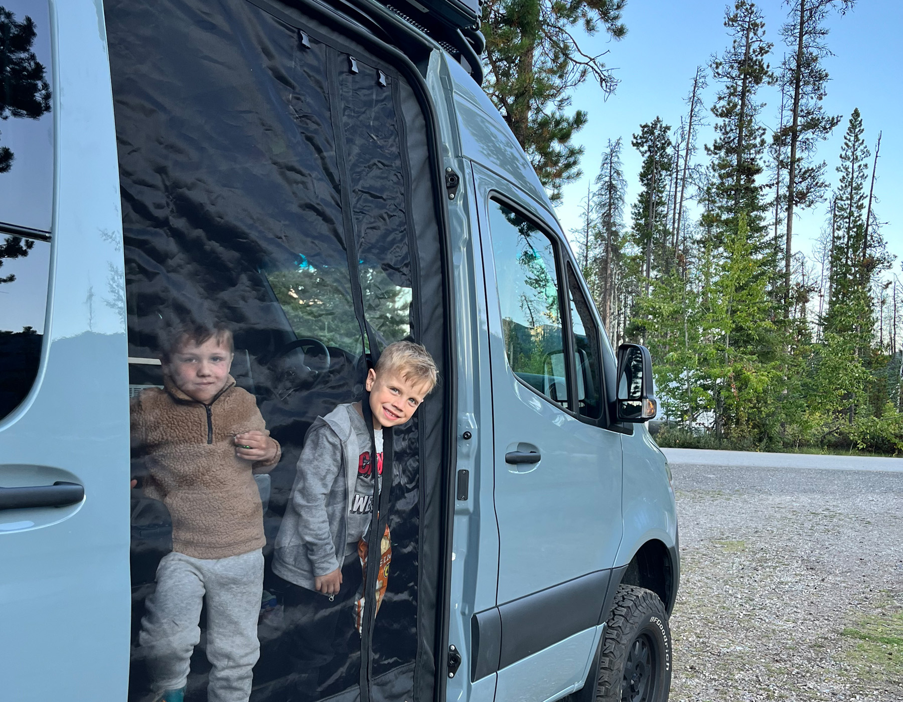 Interior Van Conversion Upgrades - Bug Screen