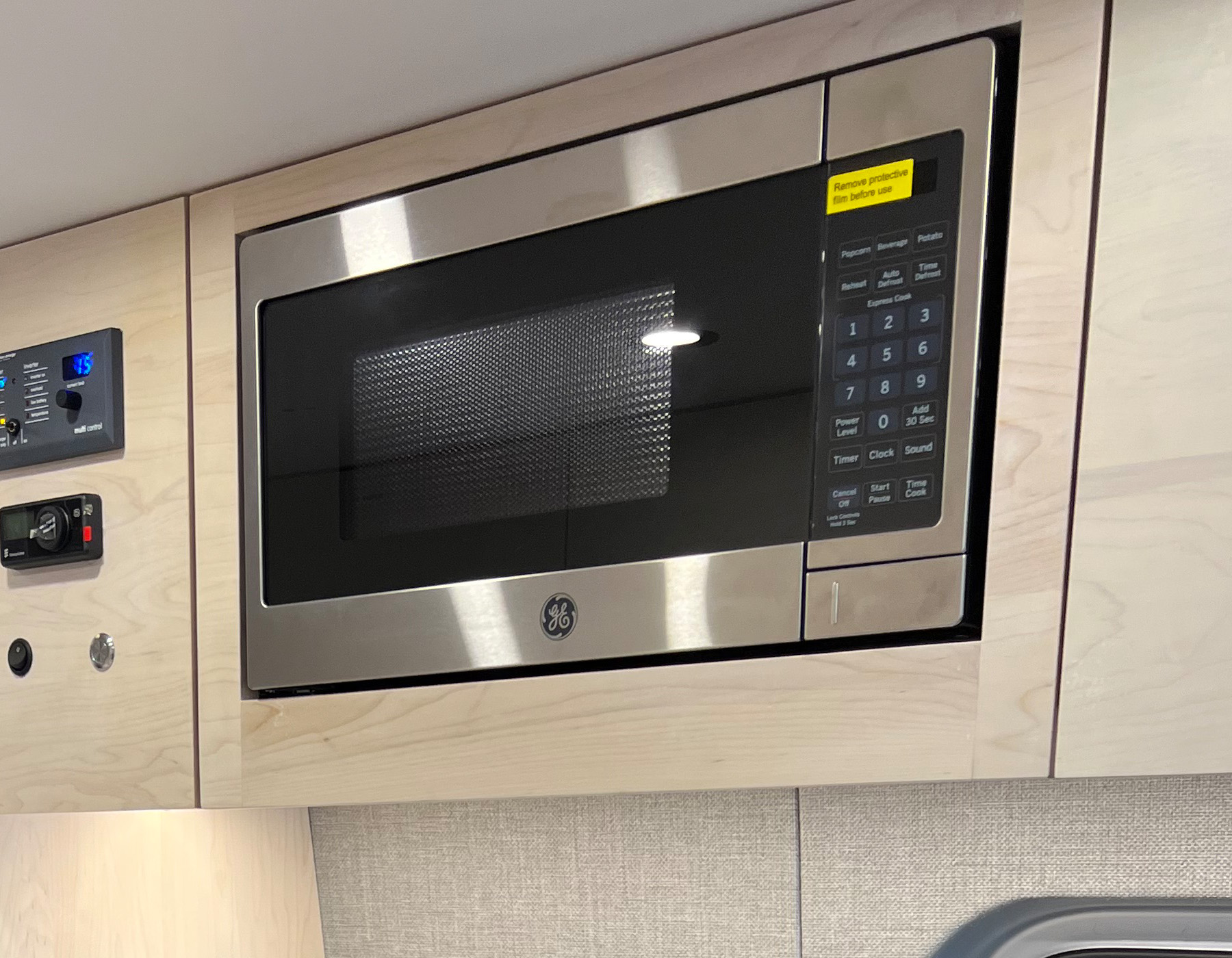 Interior Van Conversion Upgrades - Microwave