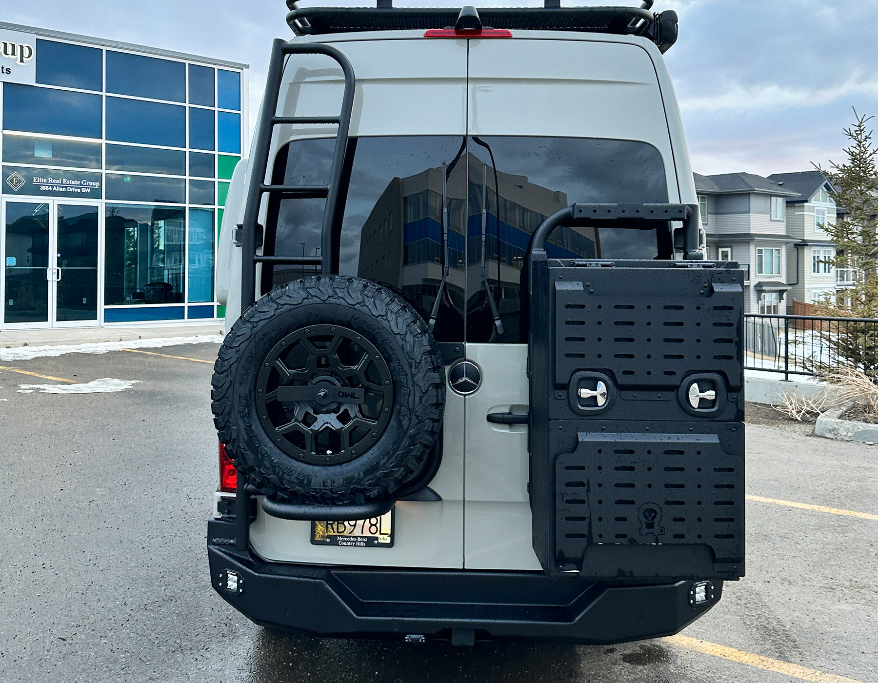 Rear Door Van Conversion Upgrades - Rear Door Storage
