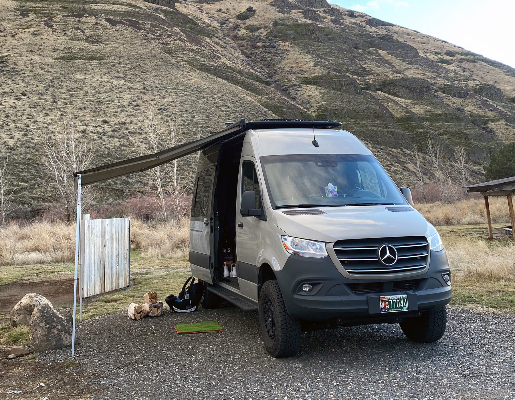 Roof Van Conversion Upgrades - Awning